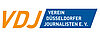 Logo des Vereins Düsseldorfer Journalisten. – 