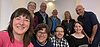 Ein Selfie des Vorstandes des Kölner Journslisten Vereins – 