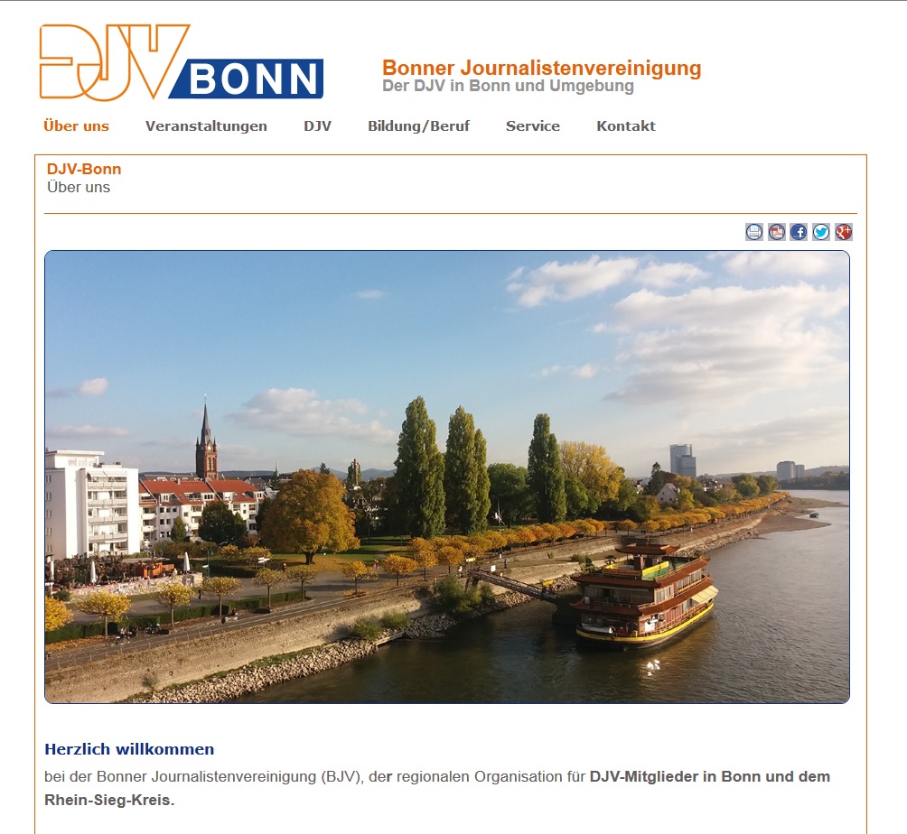 Screenshot www.djv-bonn.de